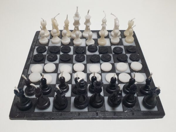 Schach/Dame Schwarz/Weiss