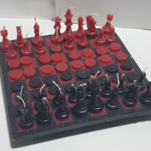 Schach/Dame Rot/Schwarz